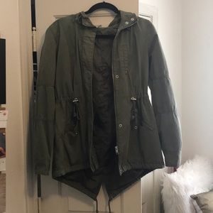 Olive Green H&M Utility Jacket. Lightly worn